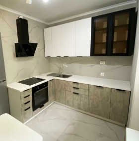 Модульная кухня Норд 1,6 м (Софт даймонд/Камень беж/Белый) в Исилькуле - isilkul.katalogmebeli.com | фото 25