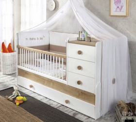 NATURA BABY Детская кровать-трансформер 20.31.1015.00 в Исилькуле - isilkul.katalogmebeli.com | фото 1