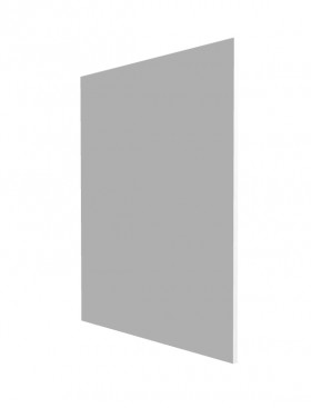 Панель торцевая С Ройс (для шкафов нижних) Белый софт в Исилькуле - isilkul.katalogmebeli.com | фото