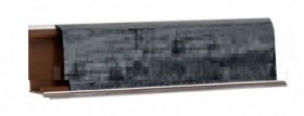 Плинтус LB-37, L=3000мм, каньон (черный) в Исилькуле - isilkul.katalogmebeli.com | фото