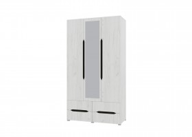 Шкаф 3-х створчатый с ящиками и зеркалом Вега (Прованс) в Исилькуле - isilkul.katalogmebeli.com | фото