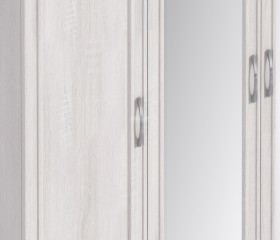 Шкаф 4-х дверный СБ-2389 Флоренция (Дуб Сонома Белый) в Исилькуле - isilkul.katalogmebeli.com | фото 2
