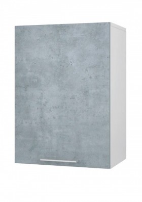 Шкаф 45 с фасадом Лофт (Камень Оленна/Белый) в Исилькуле - isilkul.katalogmebeli.com | фото