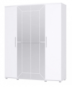 Шкаф 4х дверный Амели 1805 Белый в Исилькуле - isilkul.katalogmebeli.com | фото