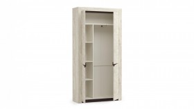 Шкаф для одежды 33.18 Лючия бетон в Исилькуле - isilkul.katalogmebeli.com | фото 3