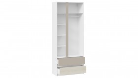 Шкаф для одежды комбинированный «Сканди» Дуб Гарден/Белый/Глиняный серый в Исилькуле - isilkul.katalogmebeli.com | фото 5