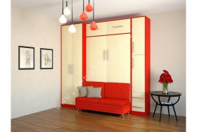 Шкаф-кровать с диваном Бела-5 в Исилькуле - isilkul.katalogmebeli.com | фото 1