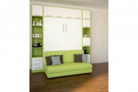 Шкаф-кровать с диваном Бела-6 в Исилькуле - isilkul.katalogmebeli.com | фото 1