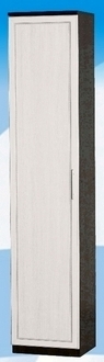 Шкаф высокий ДЛЯ ГОСТИНОЙ ШВ-450 Венге/Дуб выбеленный в Исилькуле - isilkul.katalogmebeli.com | фото