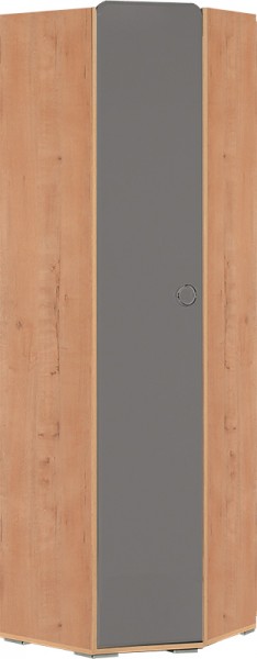 Скай М7 Шкаф угловой левый (дуб бунратти/графит) в Исилькуле - isilkul.katalogmebeli.com | фото 1