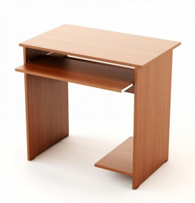 Компьютерный стол Малый упрощённый (Беленый дуб) в Исилькуле - isilkul.katalogmebeli.com | фото 2