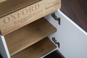 Стол с ящиками «Оксфорд» (Ривьера/Белый с рисунком) в Исилькуле - isilkul.katalogmebeli.com | фото 10