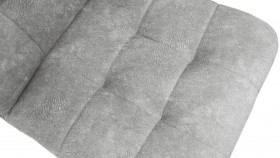 Стул «Аспен» К3 Черный муар/Микровелюр Wellmart Silver в Исилькуле - isilkul.katalogmebeli.com | фото 3