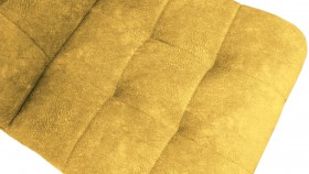 Стул «Аспен» К3 Черный муар/Микровелюр Wellmart Yellow в Исилькуле - isilkul.katalogmebeli.com | фото 3