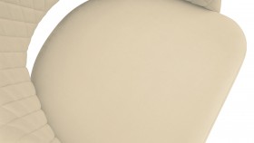 Стул «Калипсо» К1К Черный муар/Велюр Confetti Cream в Исилькуле - isilkul.katalogmebeli.com | фото 3