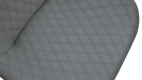 Стул «Оливер» К1С Черный муар/Кожзам Polo Graphite в Исилькуле - isilkul.katalogmebeli.com | фото 3