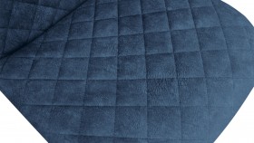 Стул «Ричи» К1С Черный муар/Микровелюр Wellmart Blue в Исилькуле - isilkul.katalogmebeli.com | фото 3