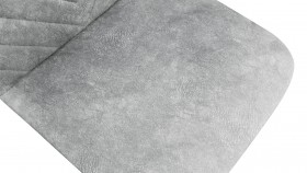 Стул «Шерри» К1С Белый/Микровелюр Wellmart silver в Исилькуле - isilkul.katalogmebeli.com | фото 3