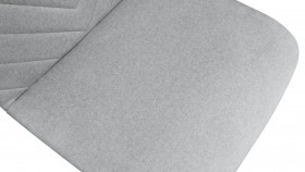Стул «Шерри» К1С Черный муар/Микровелюр Jercy Silver в Исилькуле - isilkul.katalogmebeli.com | фото 3