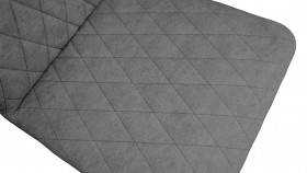 Стул «Стенли» К1С Черный муар/Микровелюр Duna Steel в Исилькуле - isilkul.katalogmebeli.com | фото 3