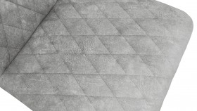 Стул «Стенли» К1С Черный муар/Микровелюр Wellmart Silver в Исилькуле - isilkul.katalogmebeli.com | фото 3