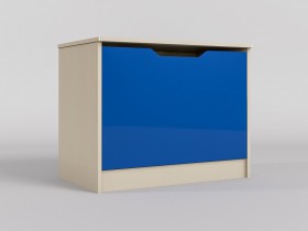 Ящик для игрушек Скай люкс (Синий/корпус Клен) в Исилькуле - isilkul.katalogmebeli.com | фото