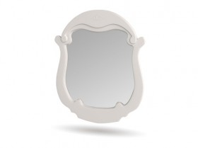 Зеркало настенное Мария (Белый глянец) в Исилькуле - isilkul.katalogmebeli.com | фото